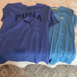 2 puma large shirts